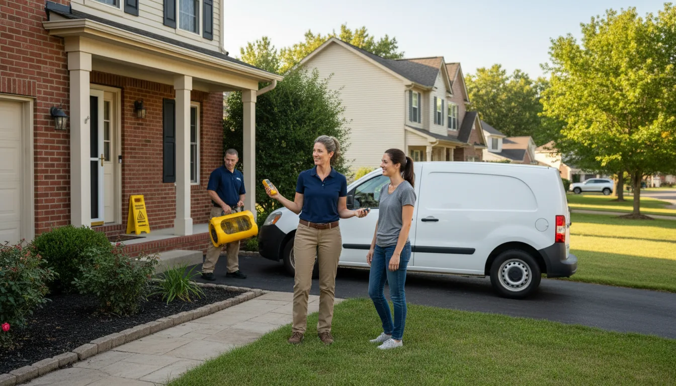 Water restoration image for Emergency Water Damage Restoration in Mechanicsville, MD